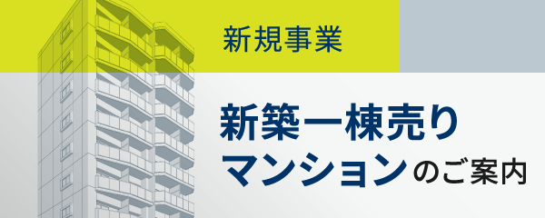 新規事業 新築一棟売りマンションのご案内